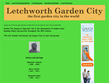Tablet Screenshot of letchworthgardencity.com